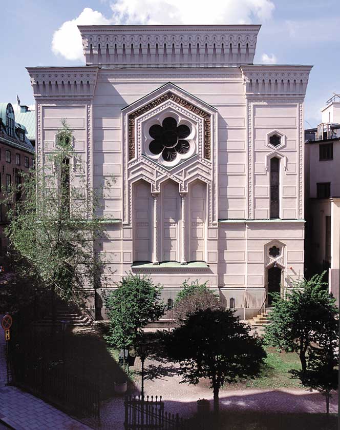 Foto på Stockholms stora synagoga